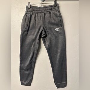 Umbro Mens Sweatpants Small Gray